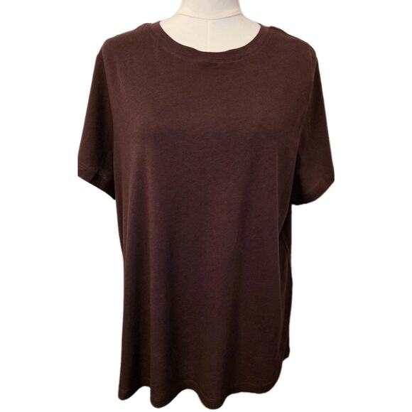 a new day Tops - NWT XXL Women's Short Sleeve Merlot Soft Lightweight T-Shirt by A New Day
